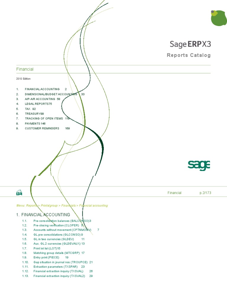 Sage X3 User Guide Se Reports Financial Us000 Debits And Credits Economies