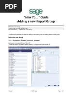 Sage X3 - User Guide - HTG-Adding A New Report Group PDF