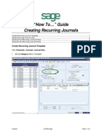 Sage X3 - User Guide - HTG-Creating Recurring Journal Entries PDF