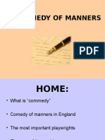 The Commedy of Manners