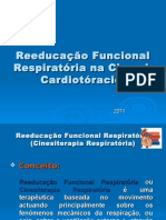 Reeducação respiratória cirurgia cardíaca