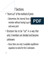 Truss Method of Sections