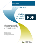 Indonesia’s expected challenges in pursuing an FTA with the EU