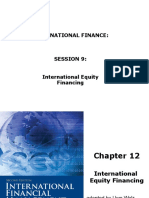 FIE433 - International Equity Financing