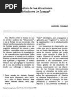 Analisis de Las Relaciones de Fuerzas. Antonio Gramsci