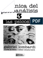 Lombardi Gabriel - La Clinica Del Psicoanalisis 03 - Las Psicosis