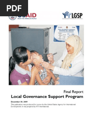 Local Governance Support Program Governance United States Agency For International Development