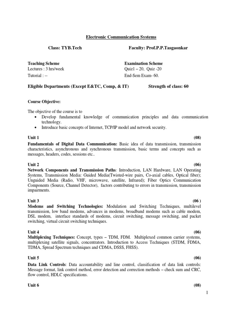 Electronic Communication Systems PDF