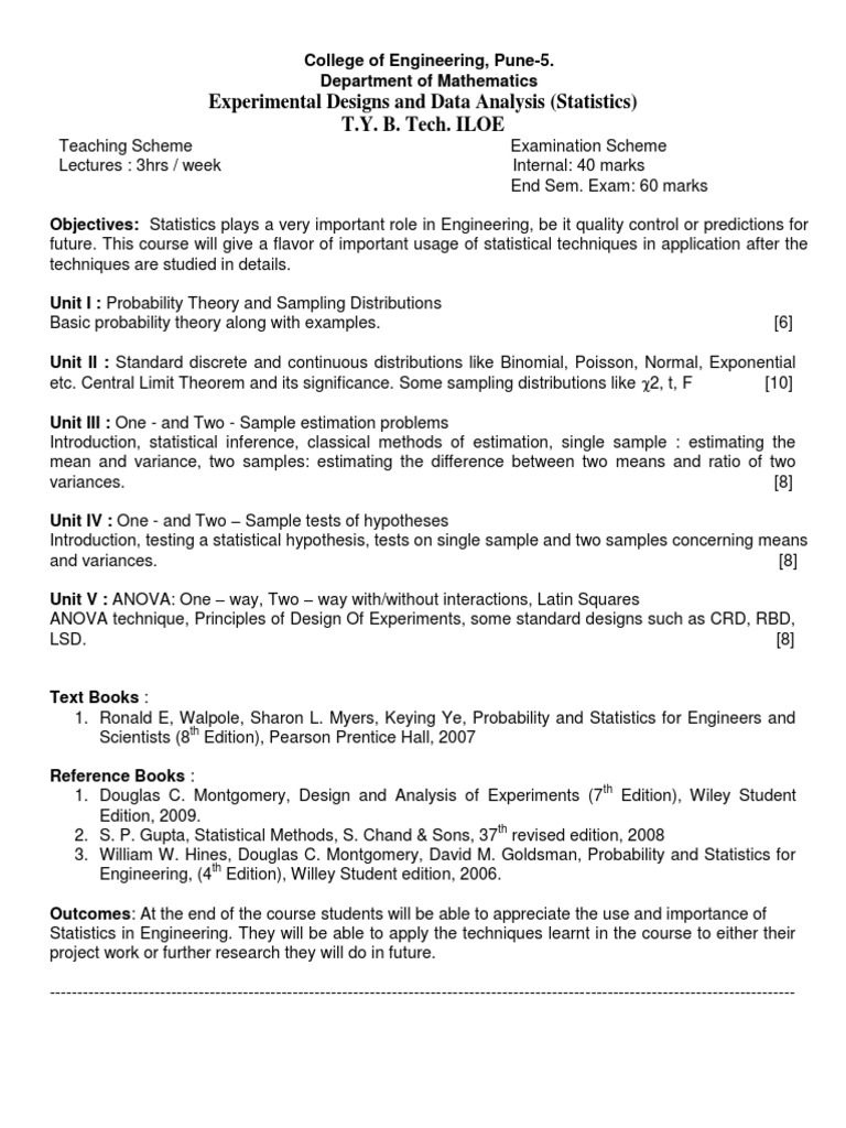 Experimental Design and Data Analysis | PDF | Computers | Art