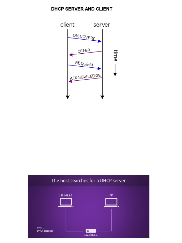 DHCP Server and Client PDF Ascii Computer Terminal