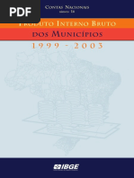 Pib Municipal 1999 2003