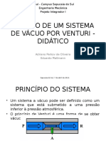 Projeto de Um Sistema de Vacuo - Venturi Didático - Prototipo