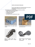 Additive Layer Manufacturing