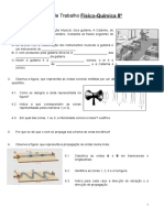 Ficha de Trabalho Físico-Química 8o