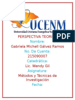 Perspectiva Teorica - Metodologia de La Investigacion