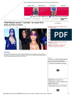 Nicki Minaj lo mostró _casi todo_ en evento de la moda en París (+Fotos) _ En el Chisme _ 2001.com