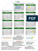 Crest 2016 2017 Calendar For Parents