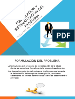 Formulacion y Sistematizacion Del Problema