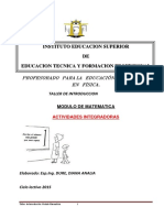 Modulo Matematica 2015