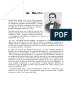 Biografia de Benito Juarez y Porfirio Diaz