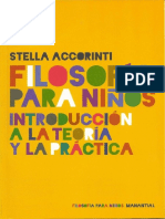 Accorinti Stella - Filosofia para Niños