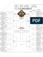 2017 NCAA Tournament Bracket