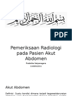 Radiologi Akut Abdomen