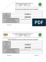 Borang Kebenaran Keluar Sekolah Awal Untuk Pulang Ke Kampung