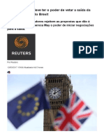 Parlamento Não Deve Ter o Poder de Vetar a Saída Da UE, Diz Ministro Do Brexit _ Economia _ G1