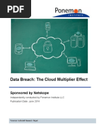 Ponemon DataBreach CloudMultiplierEffect June2014