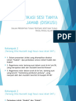 Kodifikasi Sesi Tanya Jawab (Diskusi)