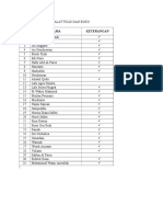 Daftar Penerimaan Alat Tulis Dan Buku