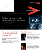 Executive Event Building The Future Ready Organization in Southeast Asia PDF