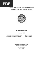 Download Peran Teknologi Informasi Dalam Mendukung Sistem Informasi by gheby SN341699212 doc pdf