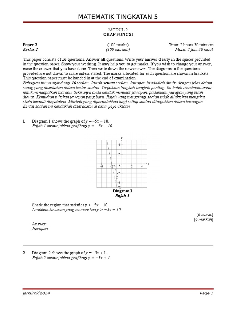 Modul 2 Bab 2 Pdf Sistem Koordinat Kartesius Analisis