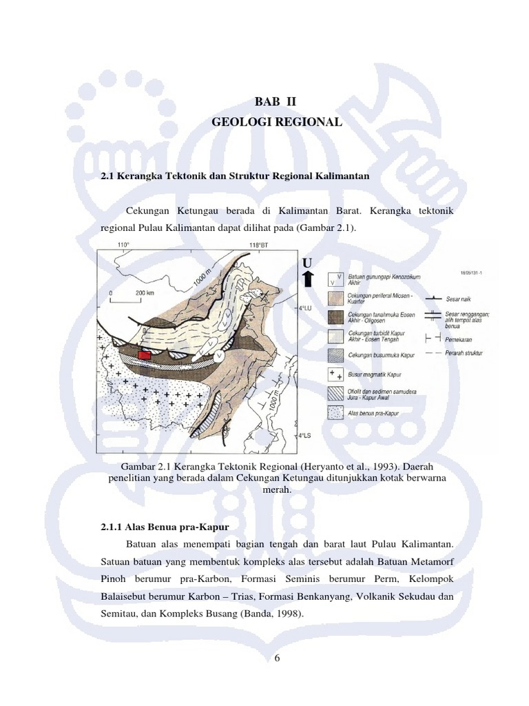 Geologi Regional Cekungan Ketungau | PDF