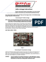 Throttle Linkage Instructions