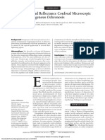 Dermoscopic and Reflectance Confocal Microscopic Features of Exogenous Ochronosis