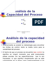 TEORÍA Análisis de Capacidad Del Proceso