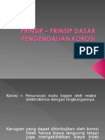 Prinsip Dasar Pengendalian Korosi