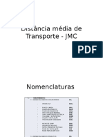 Distância Média de Transporte - JMC