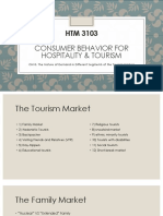 Consumer Behavior For: Hospitality & Tourism