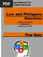 Legal Network For Truthful Elections: Law and Philippine Elections