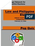 Legal Network For Truthful Elections: Law and Philippine Elections