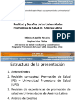 Realidad y Desafio de Las Universidades Promotoras de Salud