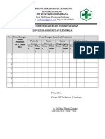 2.1.3 Cek List Ruangan Pustu