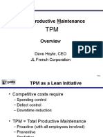 Lean TPM - Downtime Waste Controls