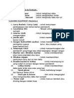 Daftar Keperluan Ob