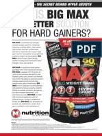BIG MAX 50 - WHY IS BIG MAX THE BETTER SOLUTION FOR HARD GAINERS?