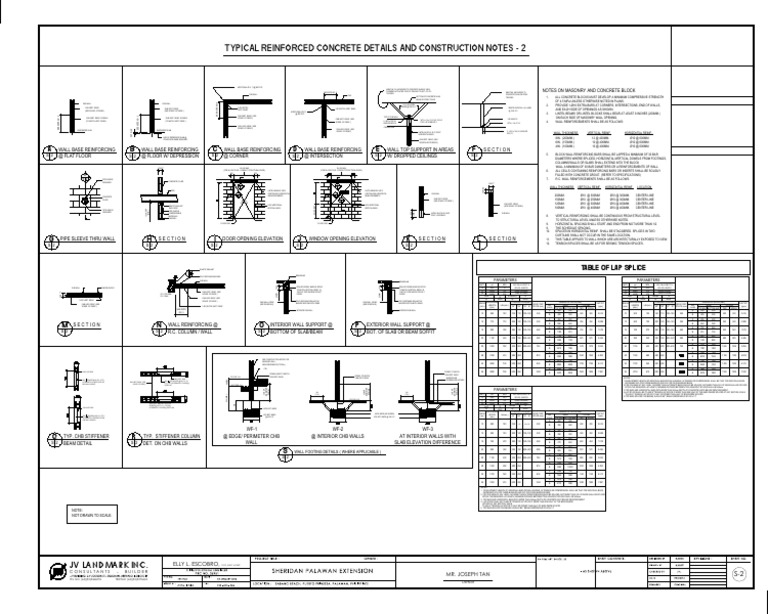 CHB Wall Reinforcement Details | PDF | Wall | Beam (Structure)